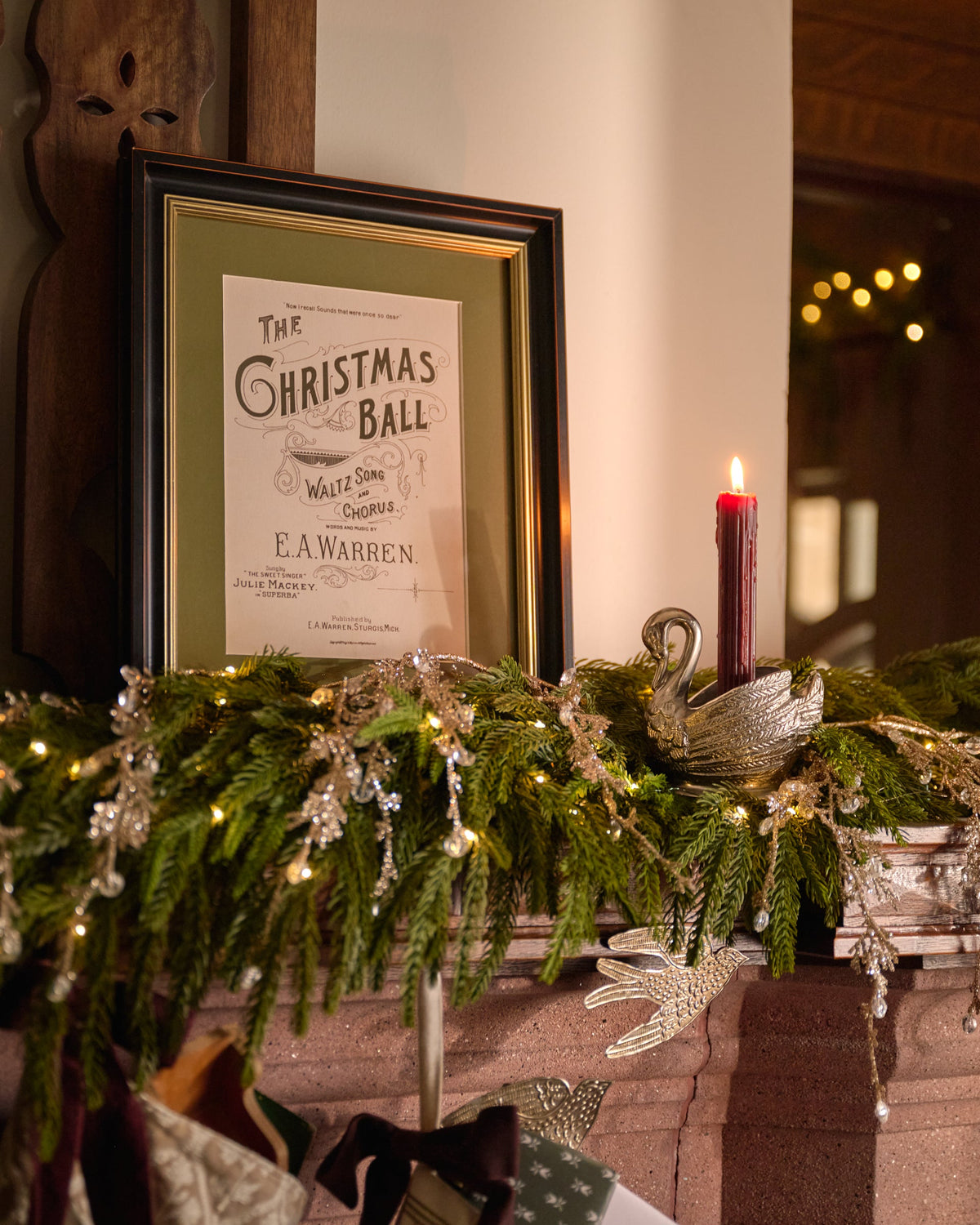 Mavelle The Christmas Ball Framed Print framed wall art - Detail View