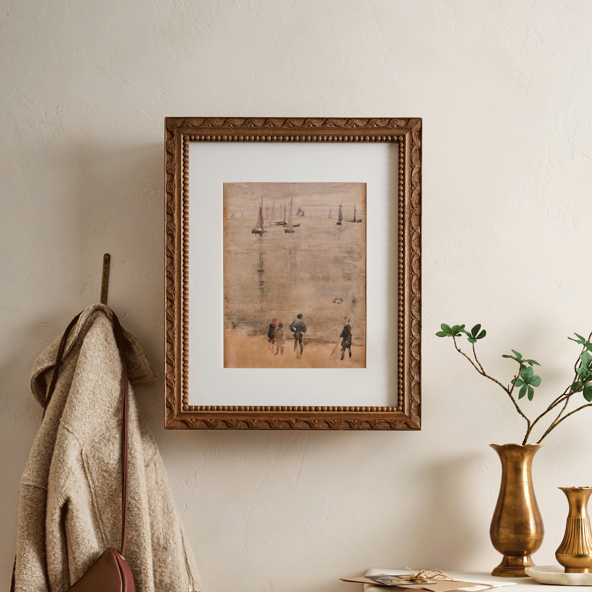 Mavelle Willa Framed Wall Cabinet storage cabinet - Detail View