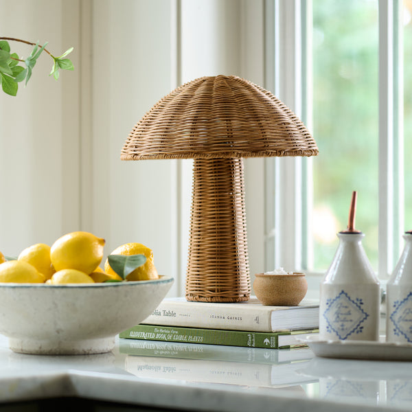 Mavelle Woodland Rattan Table Lamp table lamp - Detail View