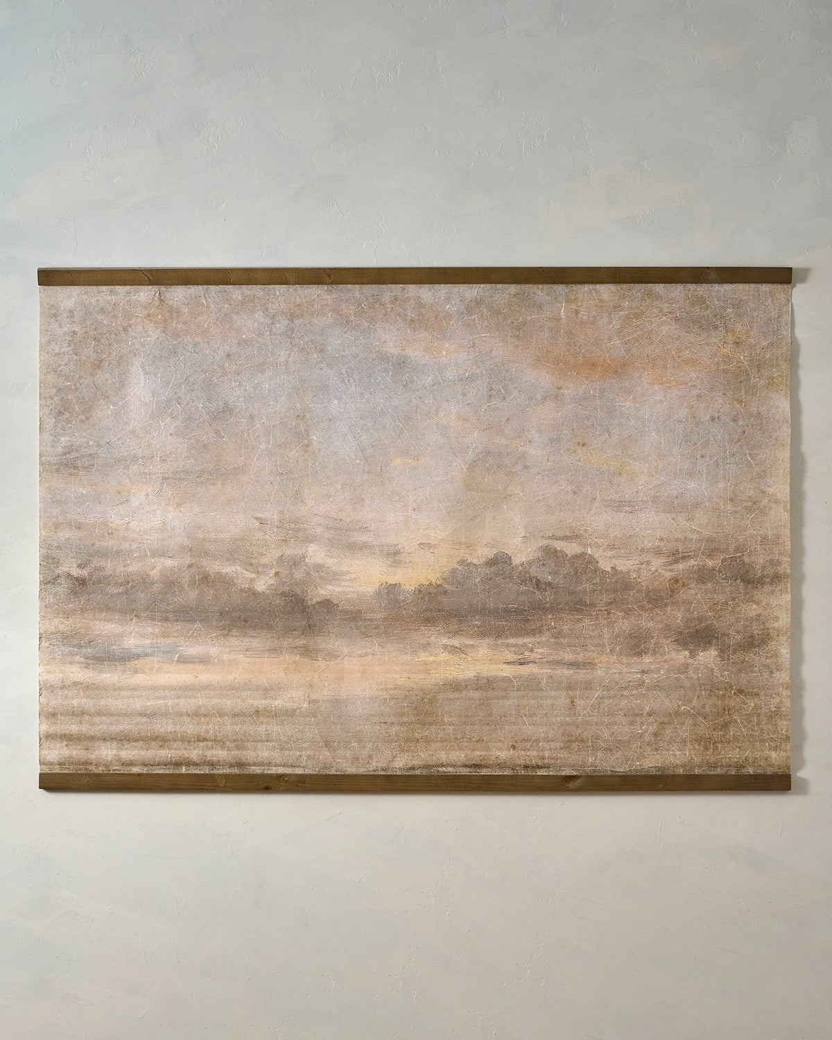 Mavelle Oversized Celestial Drifts Vintage Tapestry wall tapestry - Styled in Room