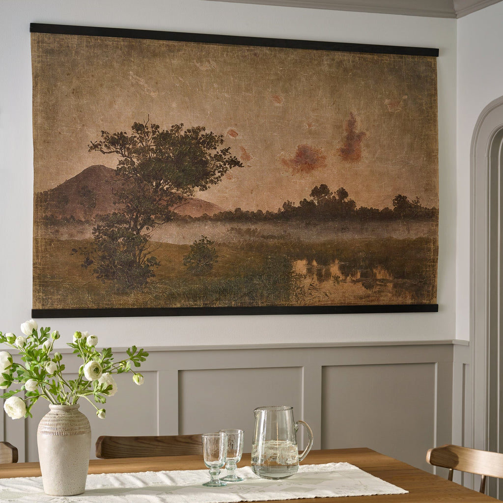 Mavelle Oversized Vintage Vista Tapestry wall tapestry - Detail View