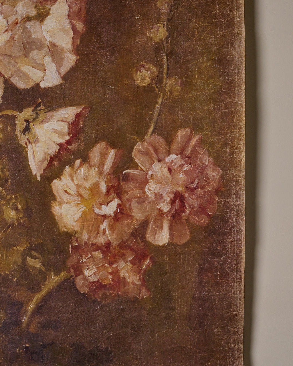 Mavelle Floral Trio Vintage Tapestry wall tapestry - Styled in Room
