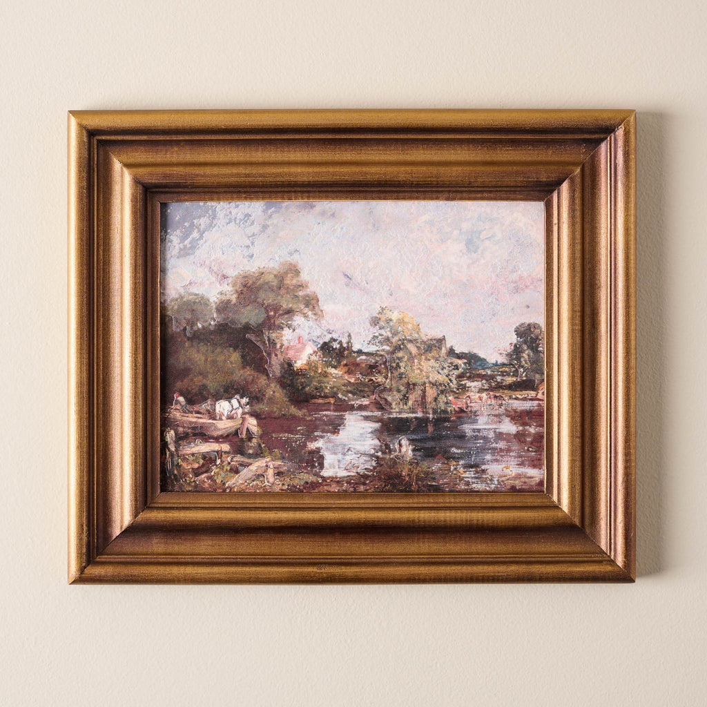 Mavelle Pond's Edge Framed Print framed wall art - Detail View