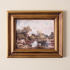 Mavelle Pond's Edge Framed Print framed wall art - Detail View