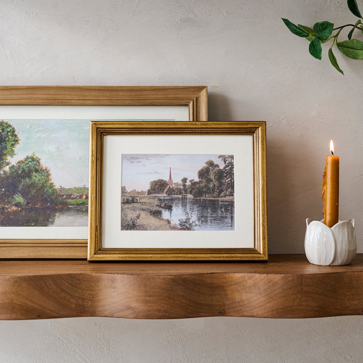 Mavelle Vintage Steeple View framed wall art - Detail View