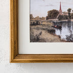 Mavelle Vintage Steeple View framed wall art - Close-Up