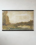 Mavelle Oversized Vintage Landscape Tapestry wall tapestry