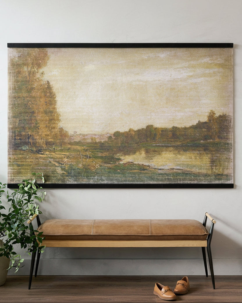 Mavelle Oversized Vintage Landscape Tapestry wall tapestry - Detail View