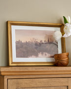 Mavelle Steeple On the Water Framed Print framed wall art