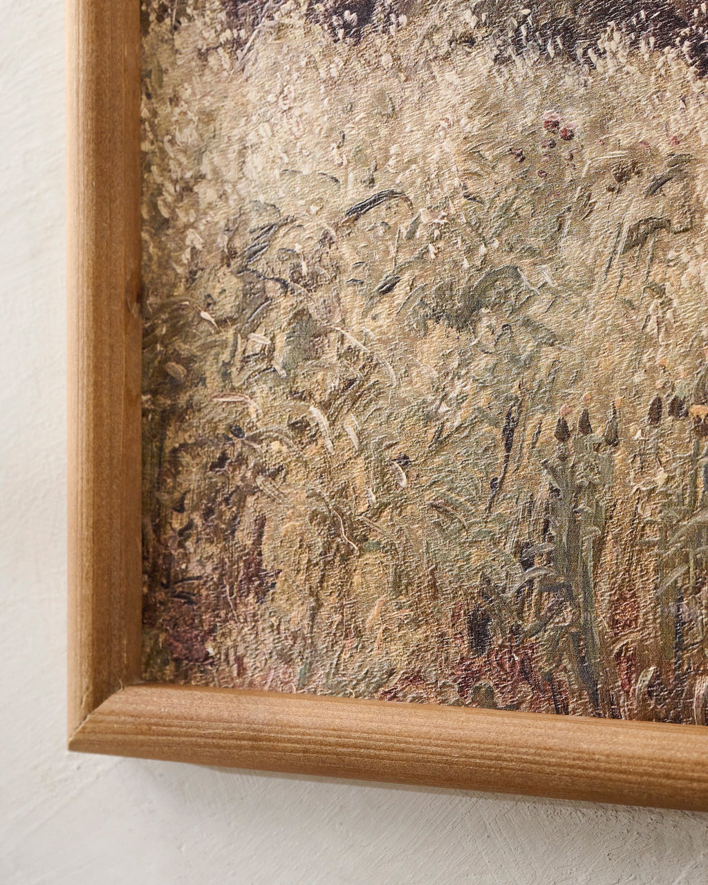 Mavelle 16" Floral Field framed wall art - Styled in Room