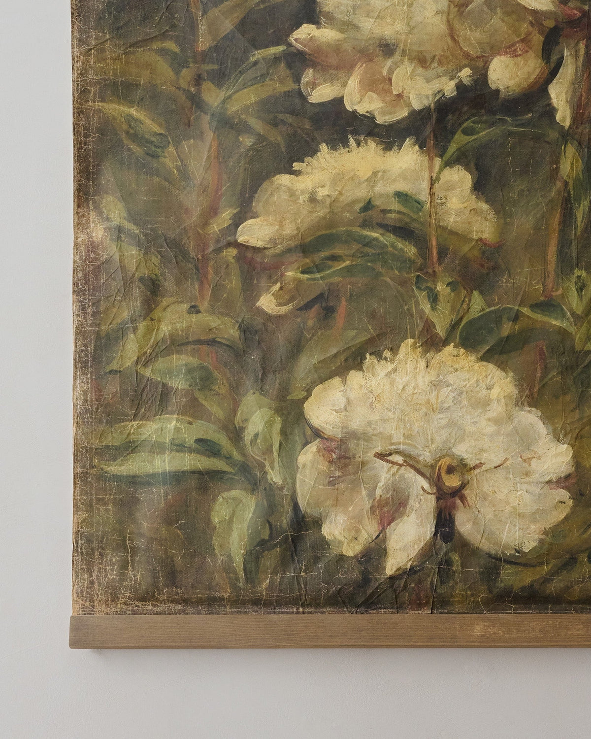 Mavelle Oversized Botanicals in Bloom Vintage Tapestry wall tapestry - Styled in Room