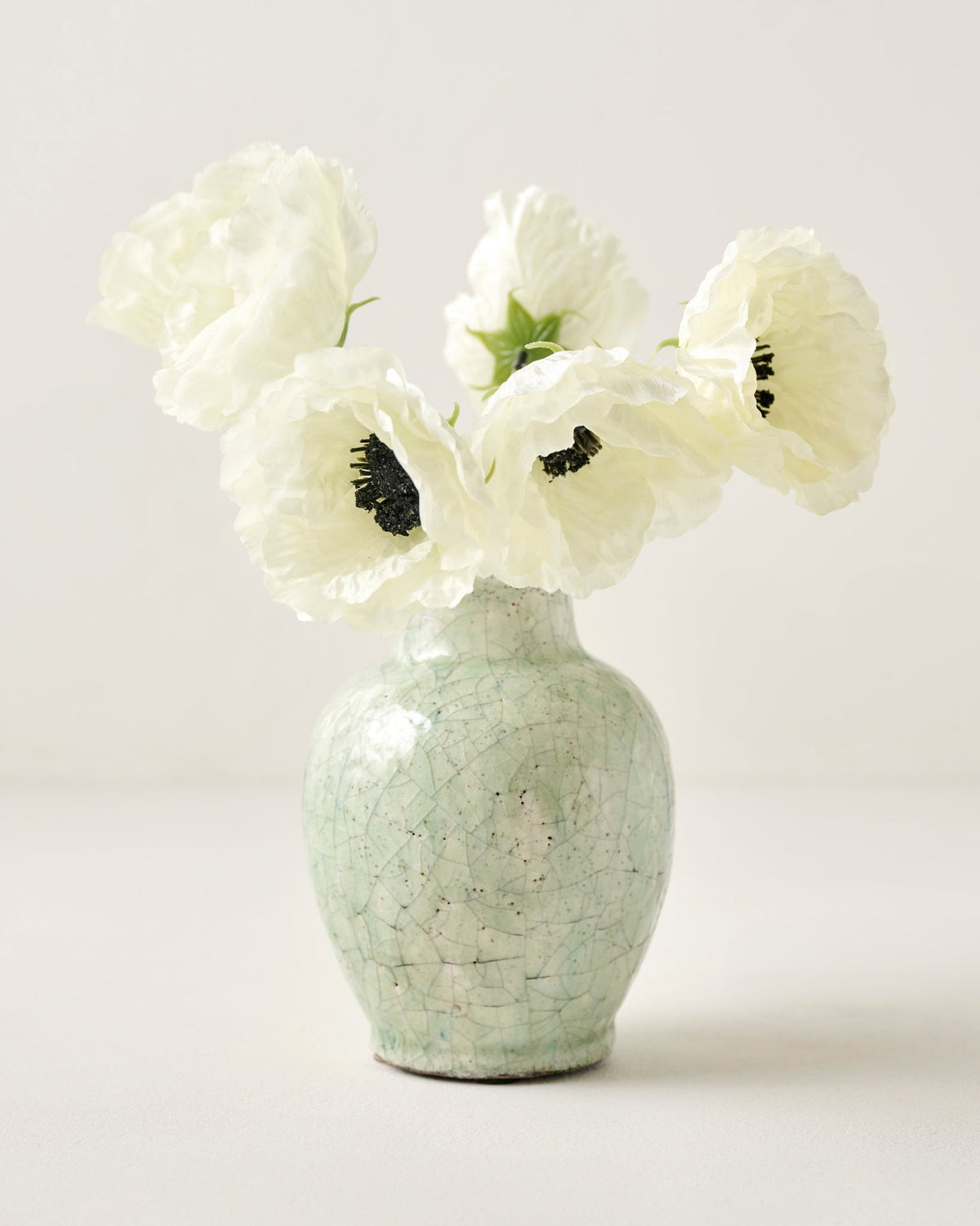 Mavelle Anemone Bouquet faux floral stem - Side View