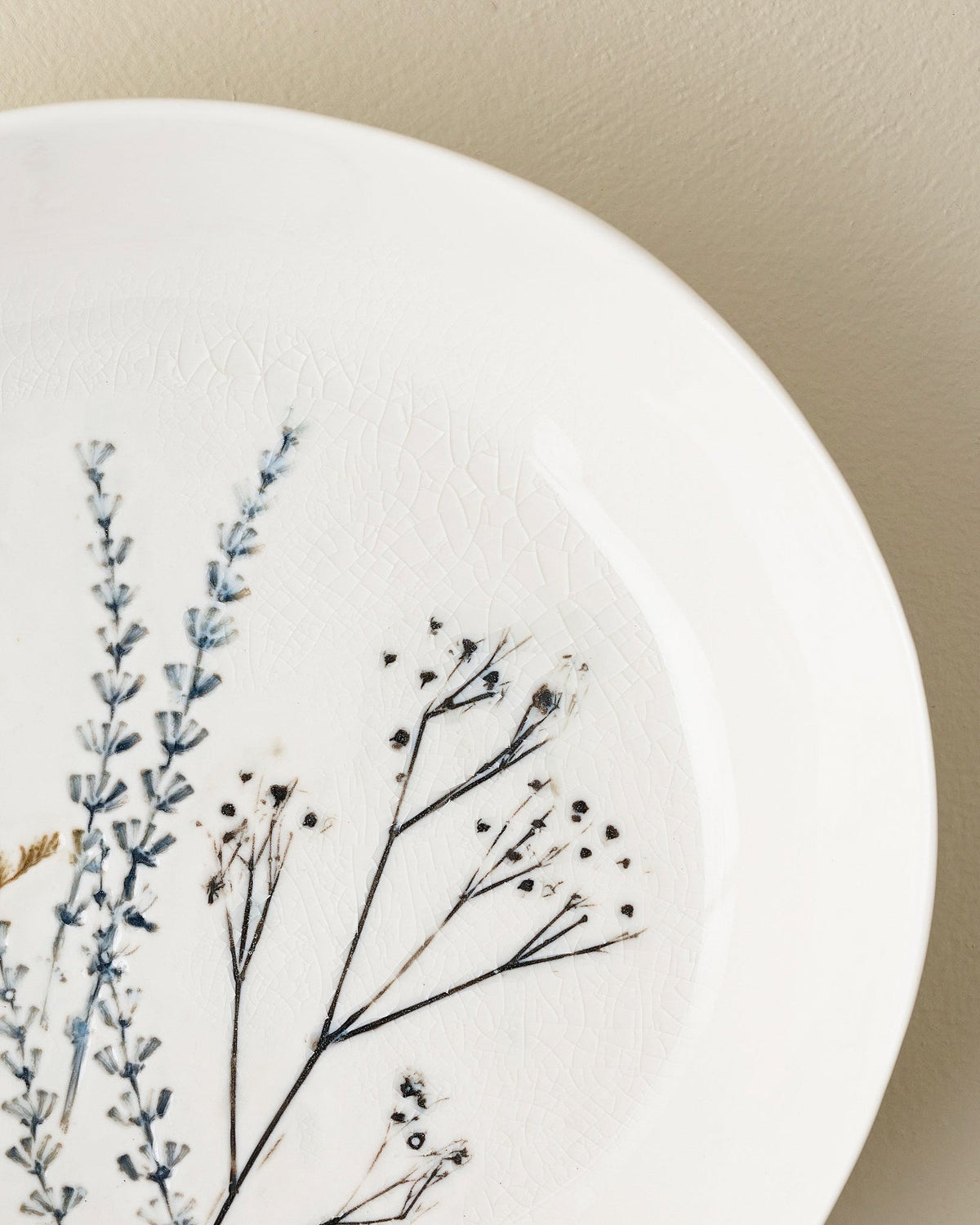 Mavelle Pressed Floral Pasta Bowl bowl - Close-Up