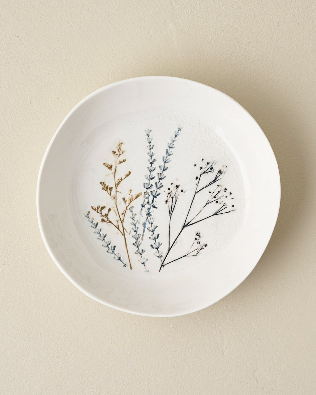 Mavelle Pressed Floral Pasta Bowl bowl