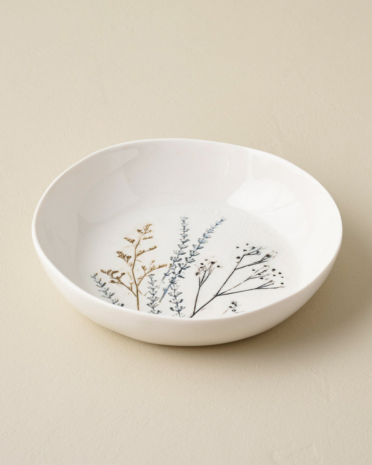 Mavelle Pressed Floral Pasta Bowl bowl - Detail View