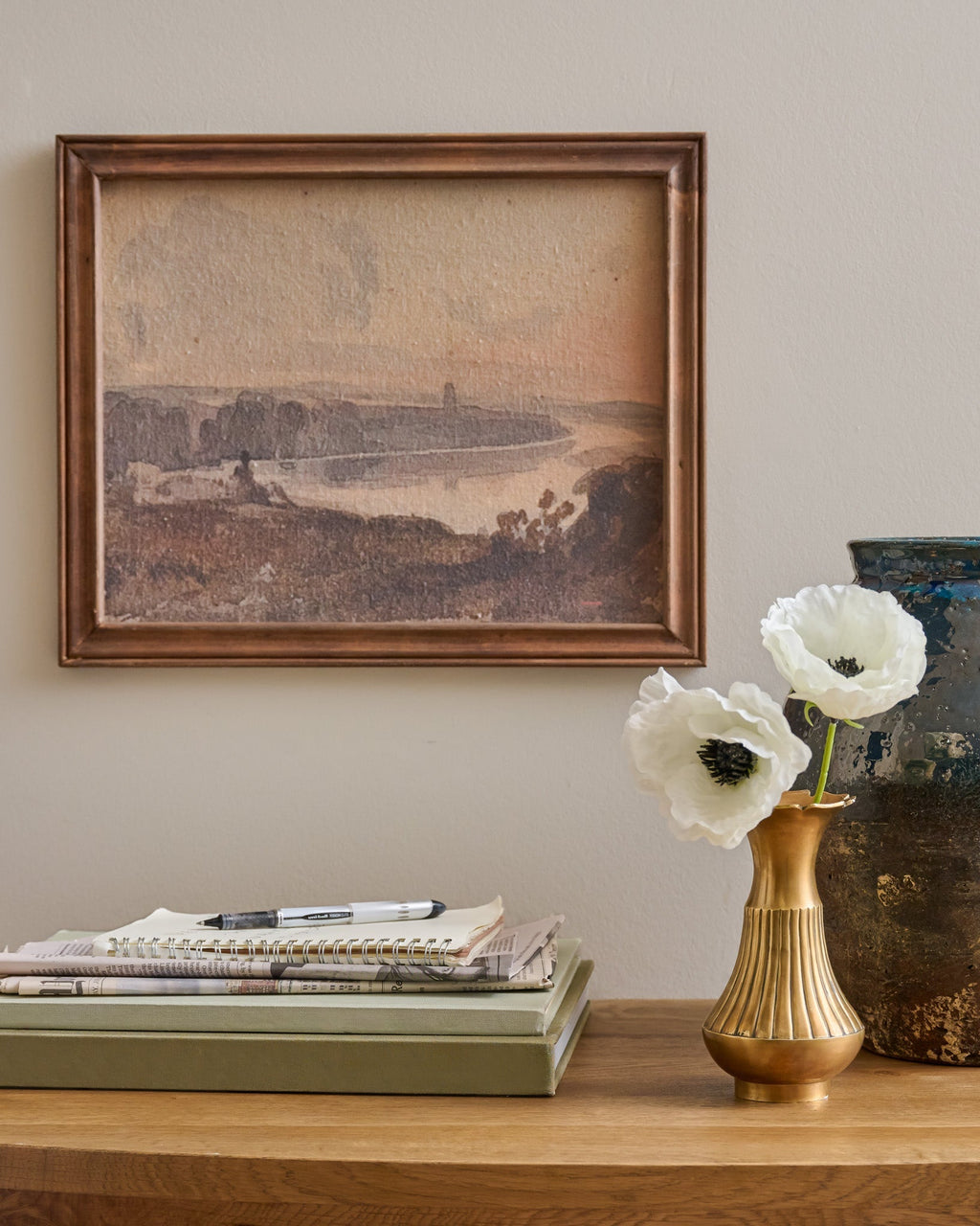 Mavelle Still Reflection Framed Print framed wall art