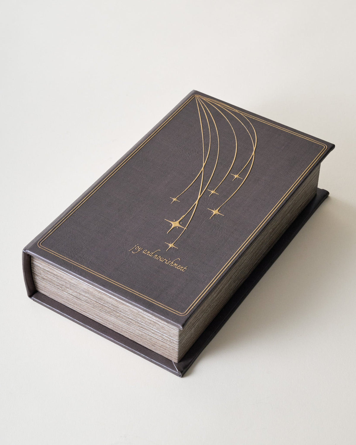 Mavelle Vintage Inspired Handcrafted Book Box decorative box - Styled in Room