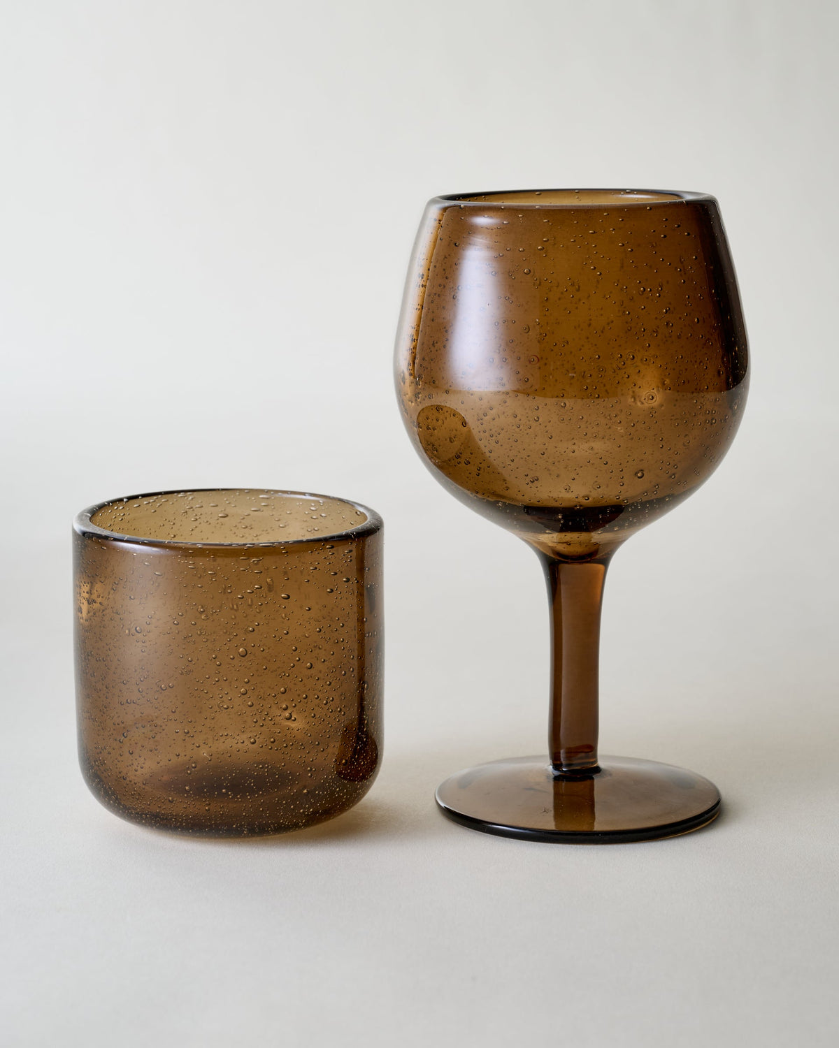 Mavelle Amber Wine Glass drinking glass