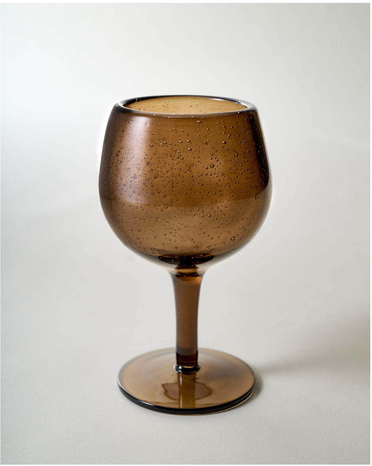 Mavelle Amber Wine Glass drinking glass - Detail View