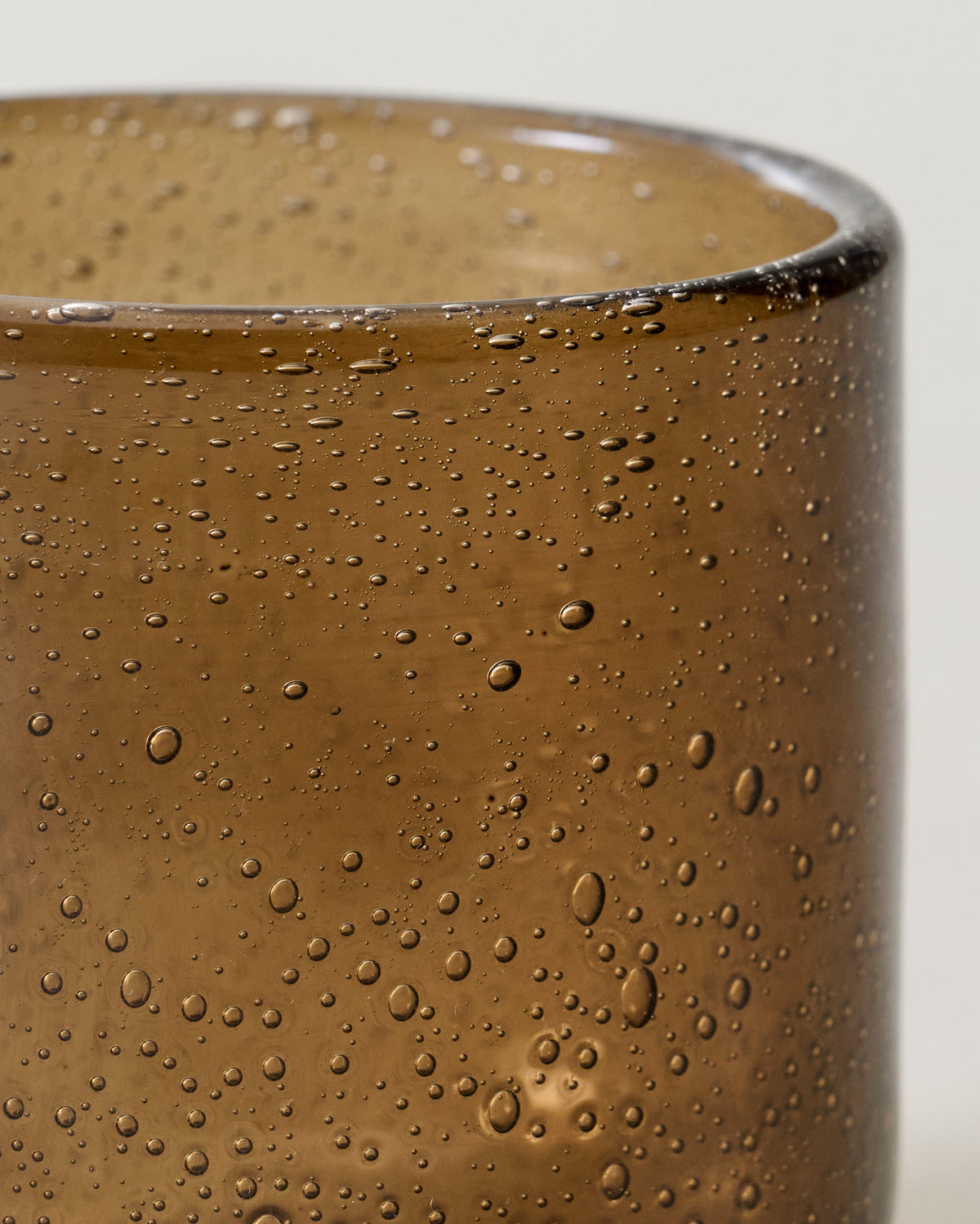 Mavelle Amber Tumbler drinking glass - Styled in Room
