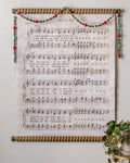 Mavelle Vintage Deck the Halls Tapestry wall tapestry