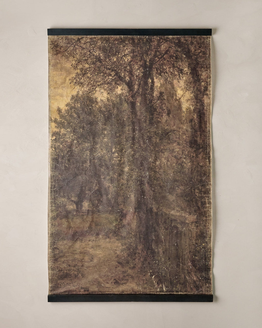 Mavelle Autumn Forest at Dusk Tapestry wall tapestry - Detail View