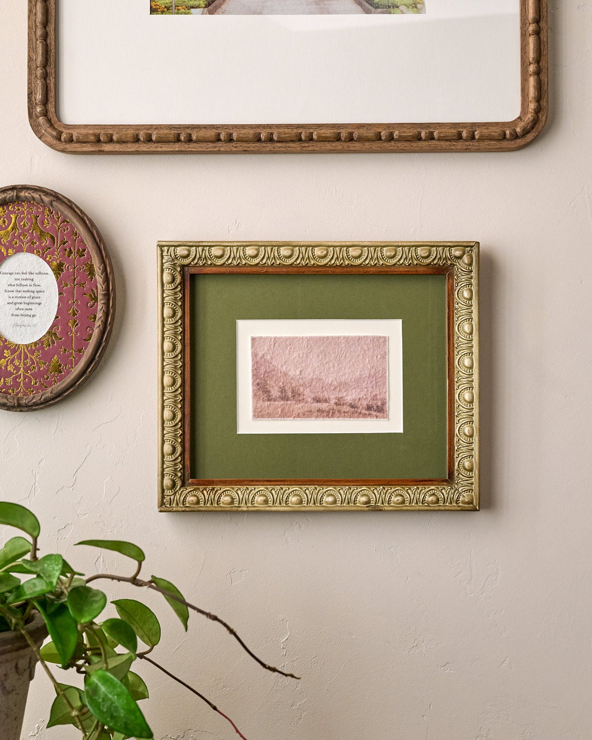 Mavelle Evergreen Echoes Framed Print framed wall art