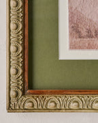 Mavelle Evergreen Echoes Framed Print framed wall art - Styled in Room