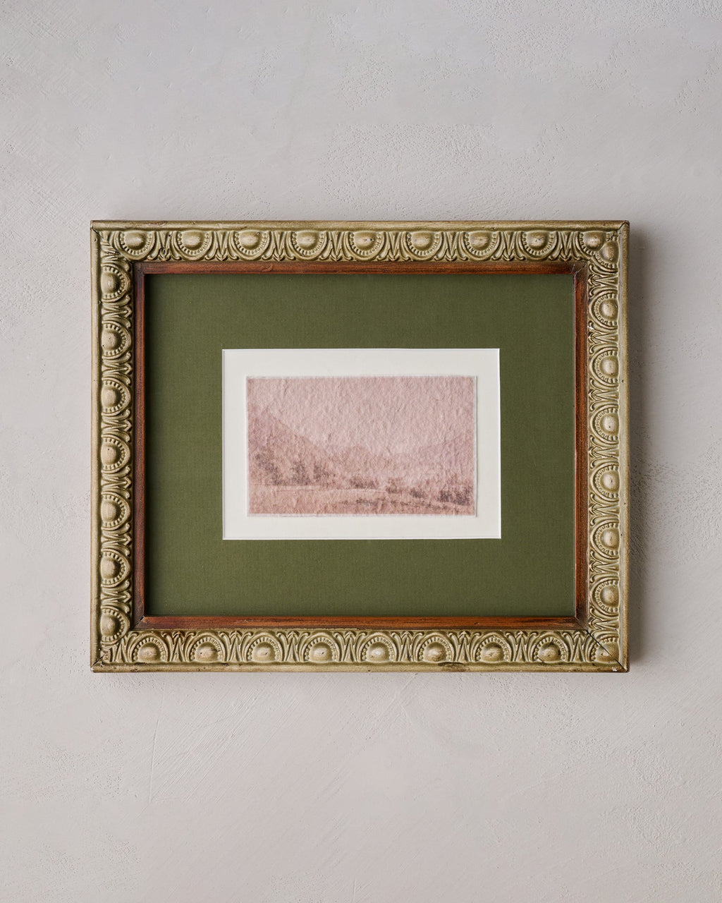 Mavelle Evergreen Echoes Framed Print framed wall art - Detail View