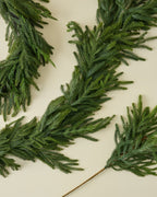 Mavelle Real Touch Norfolk Pine Wreath wreath - Styled in Room