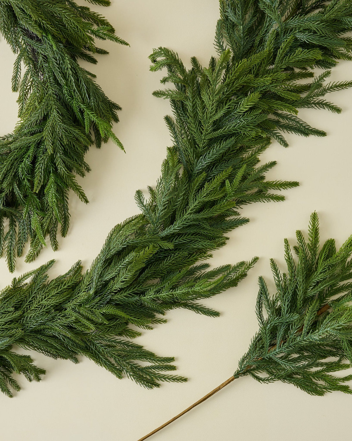 Mavelle Real Touch Norfolk Pine Wreath wreath - Styled in Room